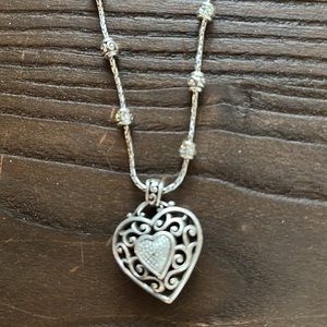 Brighton Jeweled Reno Heart Necklace